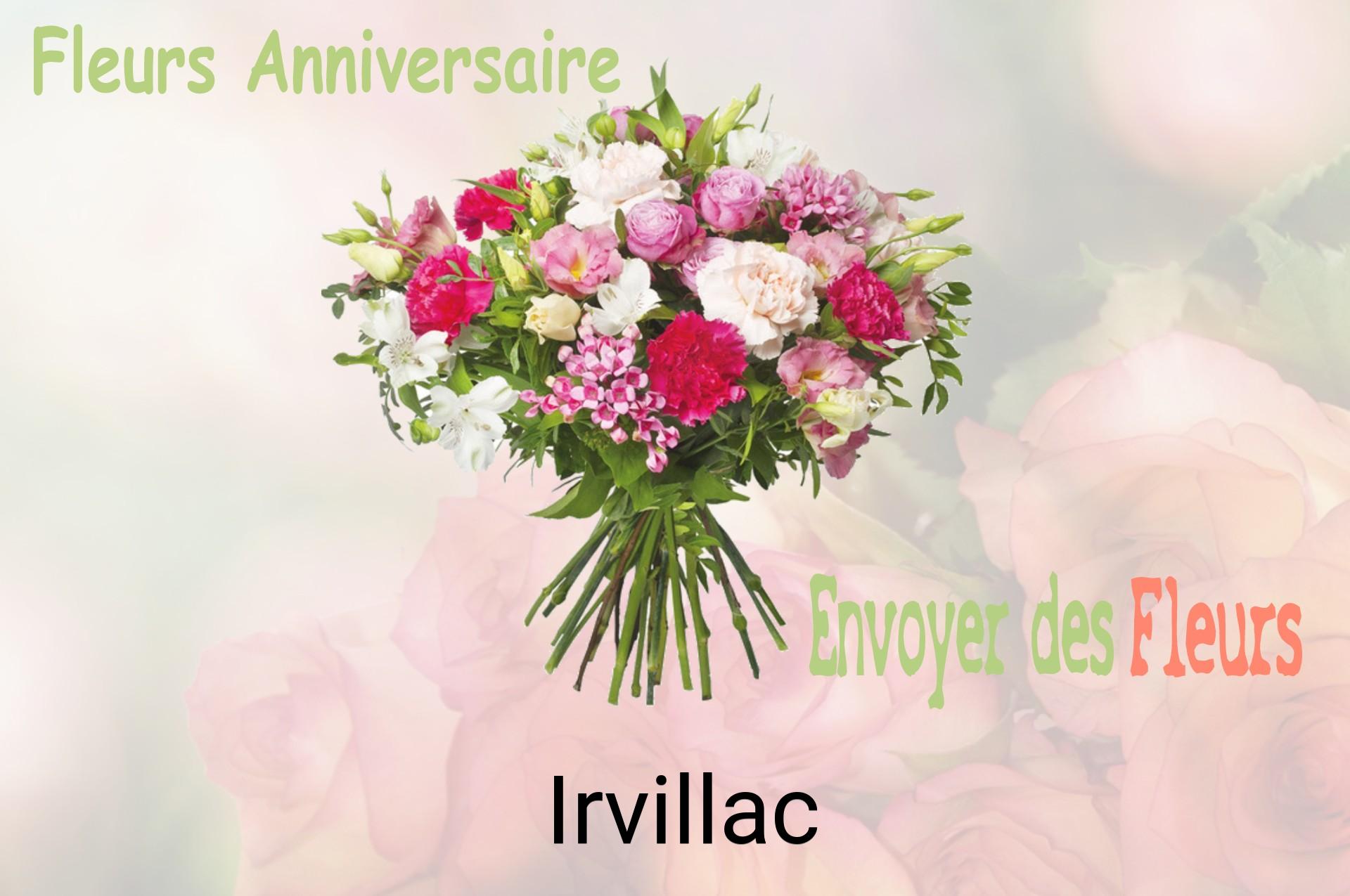 Bouquet de fleurs d’anniversaire livré à Irvillac