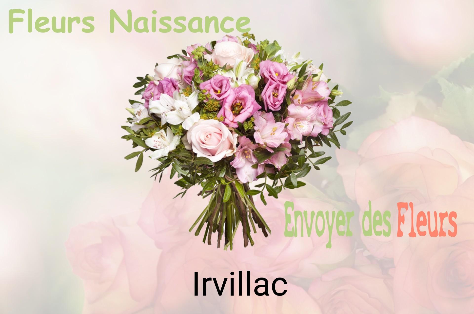 Bouquet de fleurs de naissance livré à Irvillac