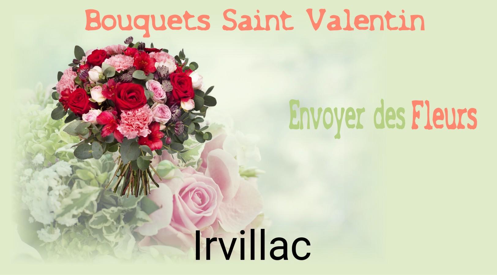Roses de Saint-Valentin livrées à Irvillac
